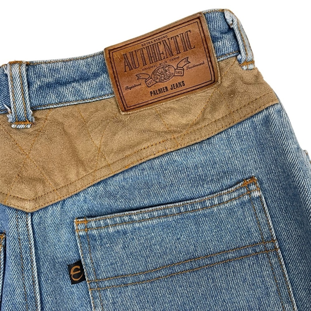 Palmer e Palmer Australia Blue‎ Denim Western Cowgirl Skirt - Picture 8 of 10